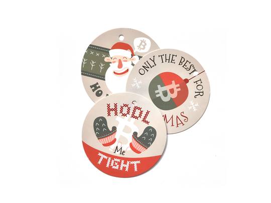 Bitcoin Christmas Cards
